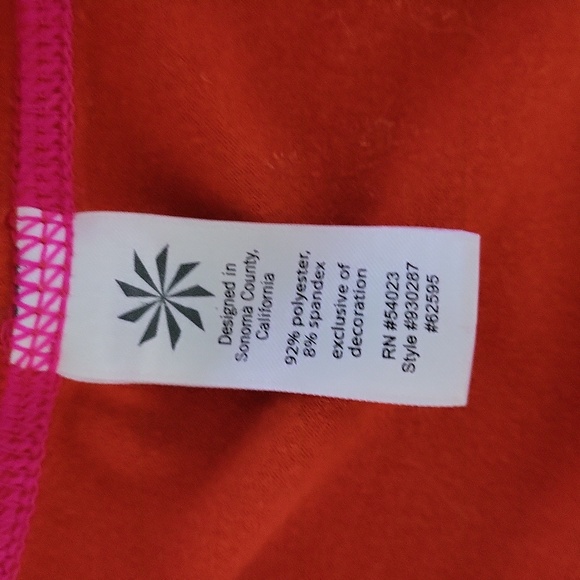 **HOST PICK 3.24.25** Athleta Techie Sweatshirt - Bright Orange - S - Picture 6 of 7